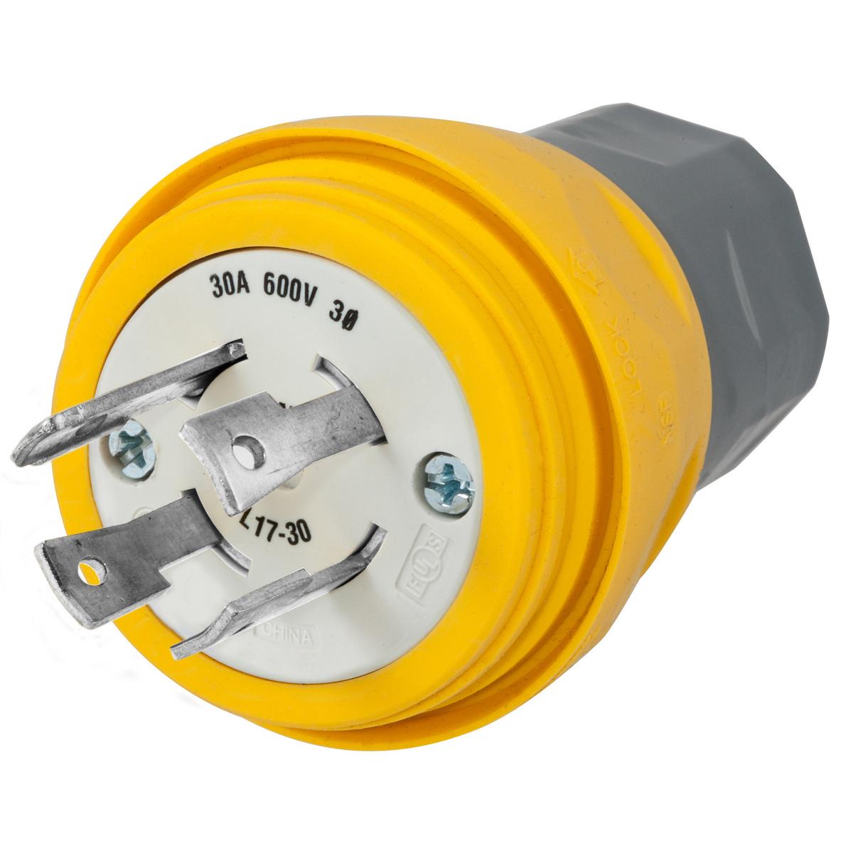 Hubbell Wiring Device-Kellems HBL28W77 Locking Plugs