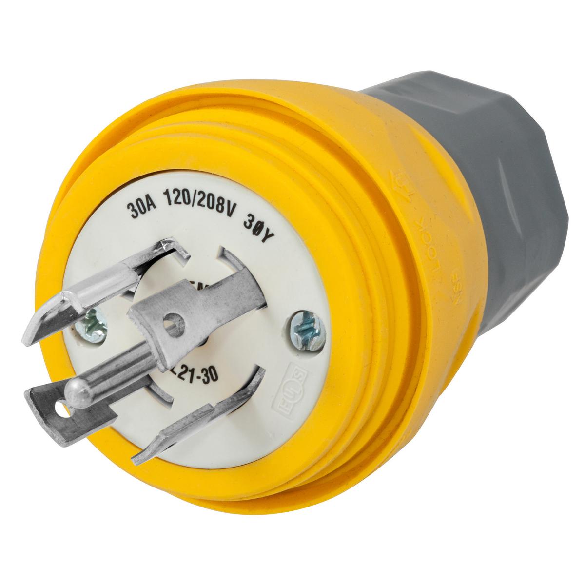 Hubbell Wiring Device-Kellems HBL28W81 Locking Plugs