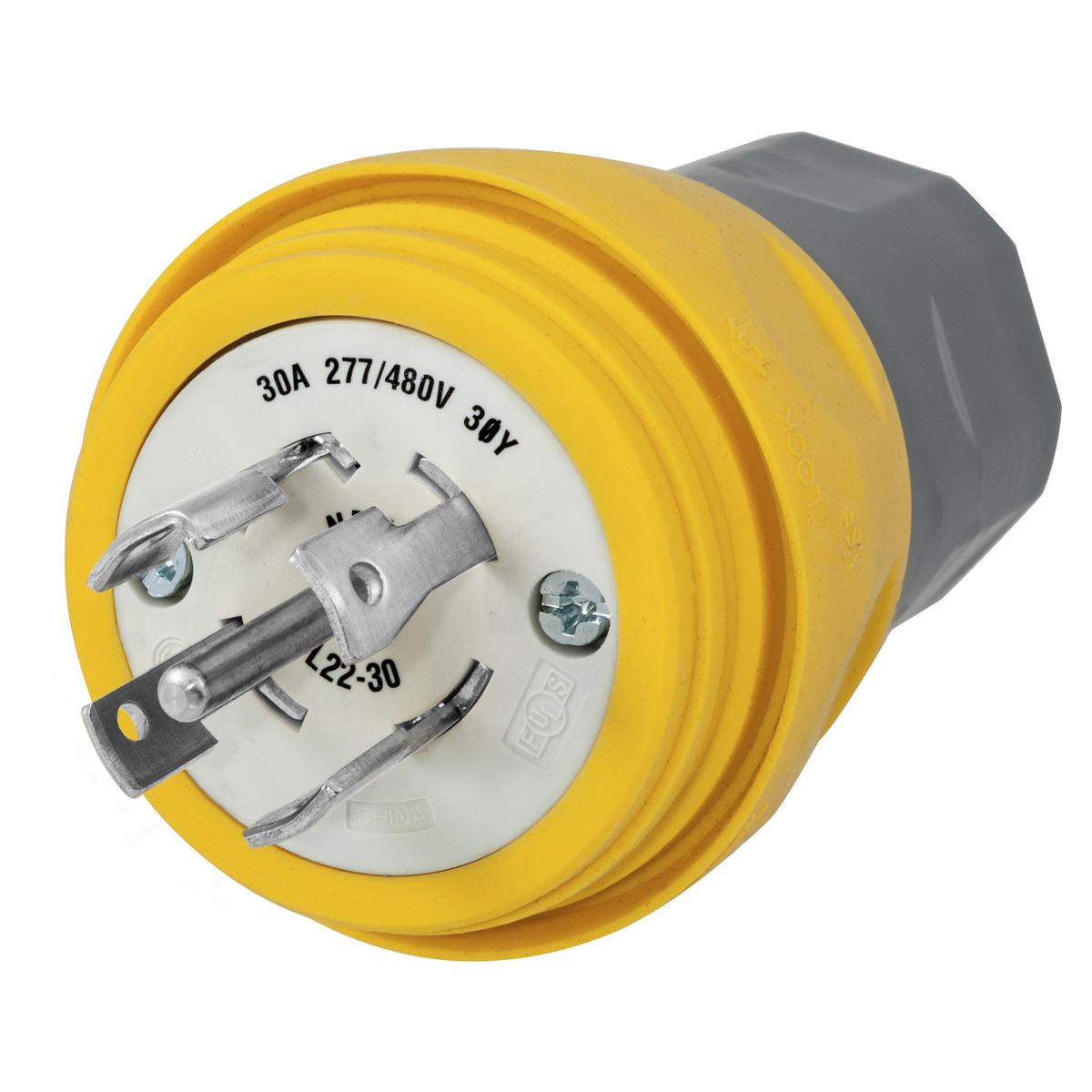 Hubbell Wiring Device-Kellems HBL28W82 Locking Plugs