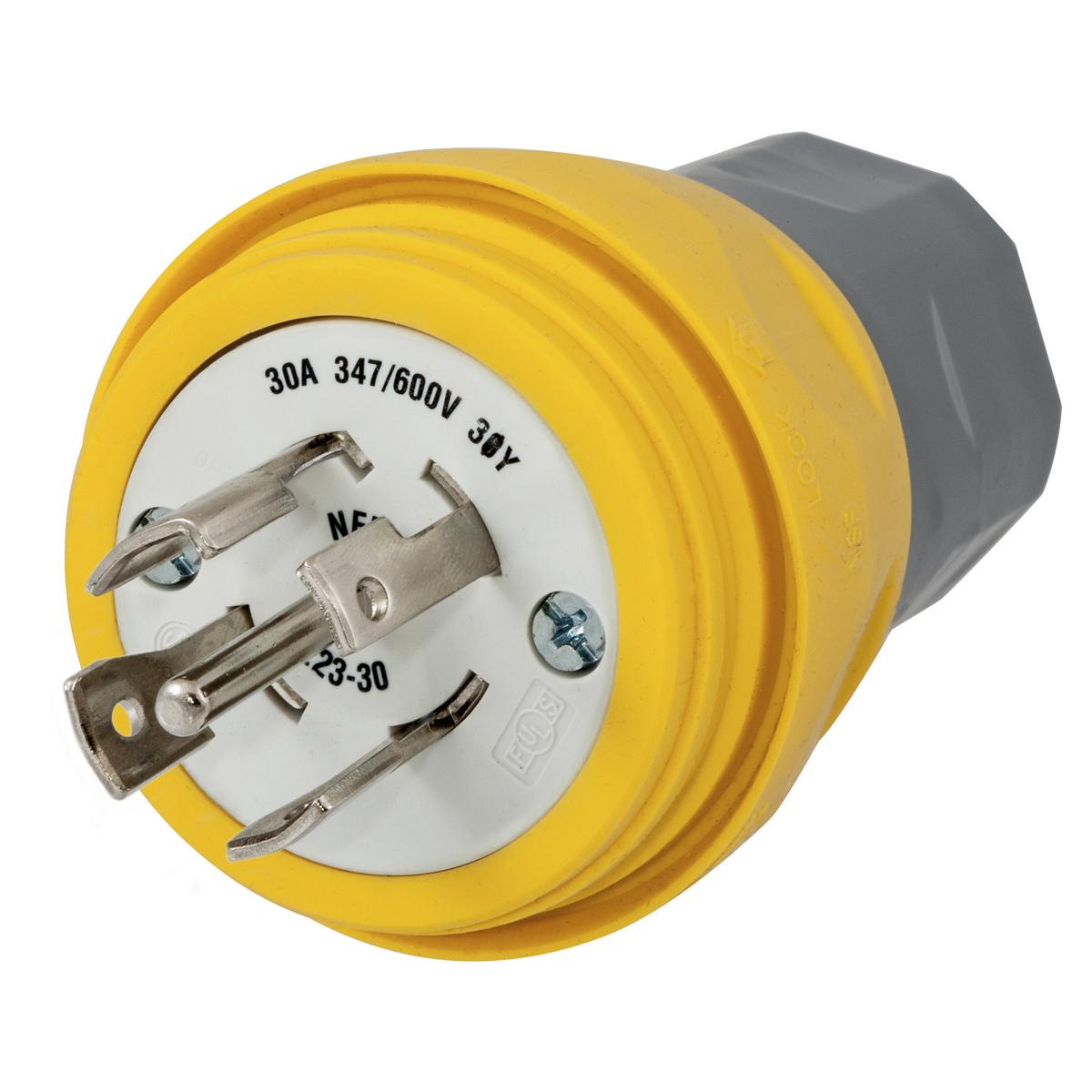 Hubbell Wiring Device-Kellems HBL28W83 Locking Plugs