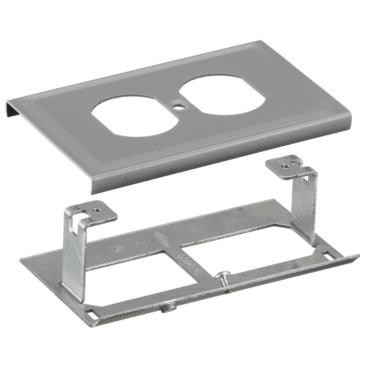 Hubbell Wiring Device-Kellems HBL3043BEGY Raceway Outlet Box Covers & Plates