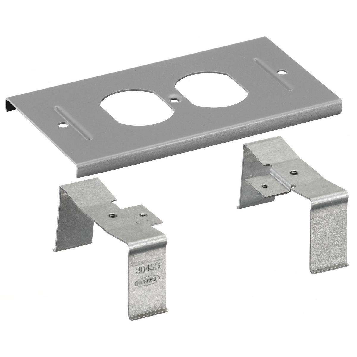 Hubbell Wiring Device-Kellems HBL3046BEGY Raceway Outlet Box Covers & Plates