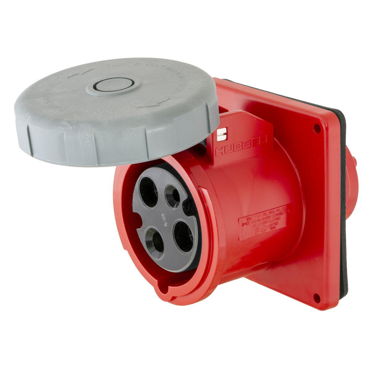 Hubbell Wiring Device-Kellems HBL3100R7W Pin & Sleeve Receptacles
