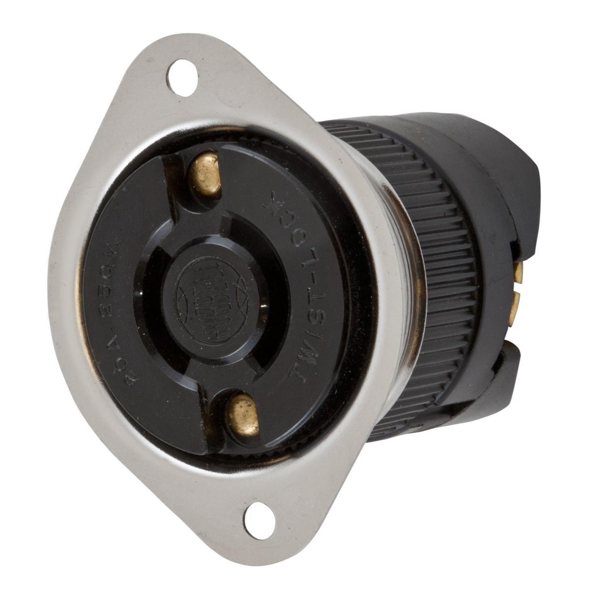 Hubbell Wiring Device-Kellems HBL3226 Locking Flanged Inlets & Outlets