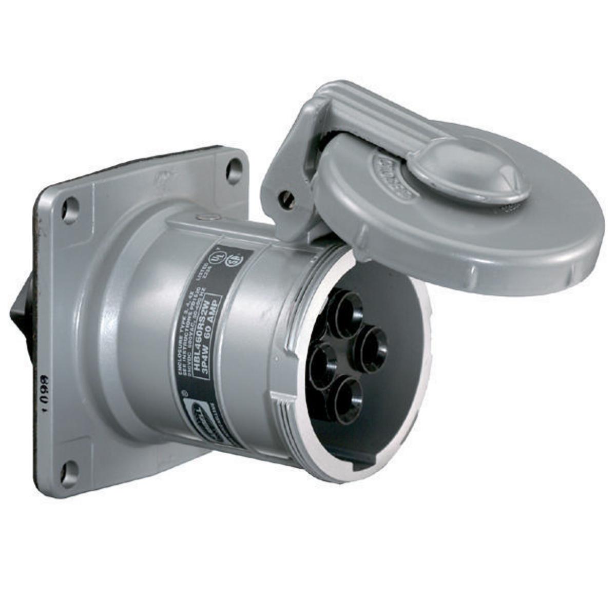 Hubbell Wiring Device-Kellems HBL330RS2W Pin & Sleeve Receptacles