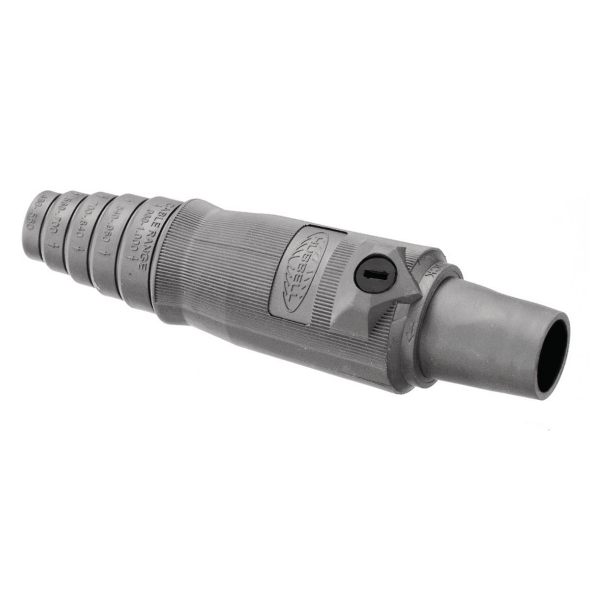 Hubbell Wiring Device-Kellems HBL400FGY Single Pole Plugs