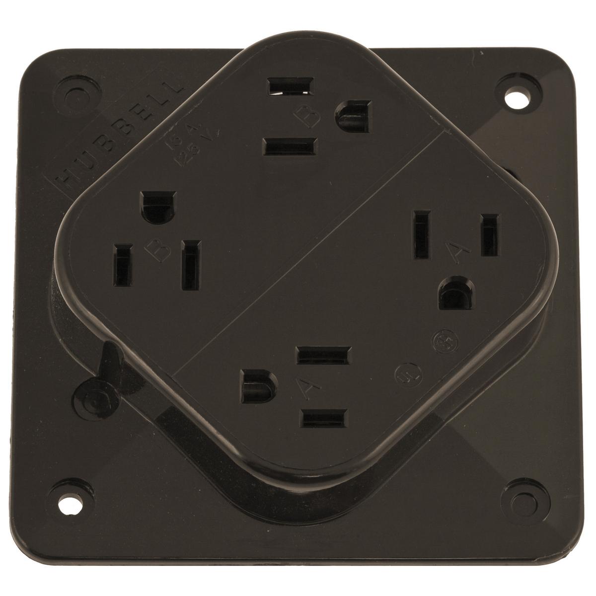 Hubbell Wiring Device-Kellems HBL415 Straight Blade Receptacles
