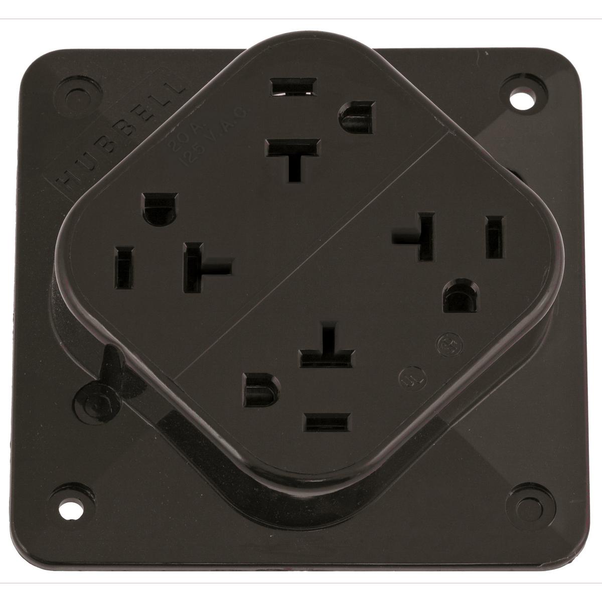 Hubbell Wiring Device-Kellems HBL420 Straight Blade Receptacles