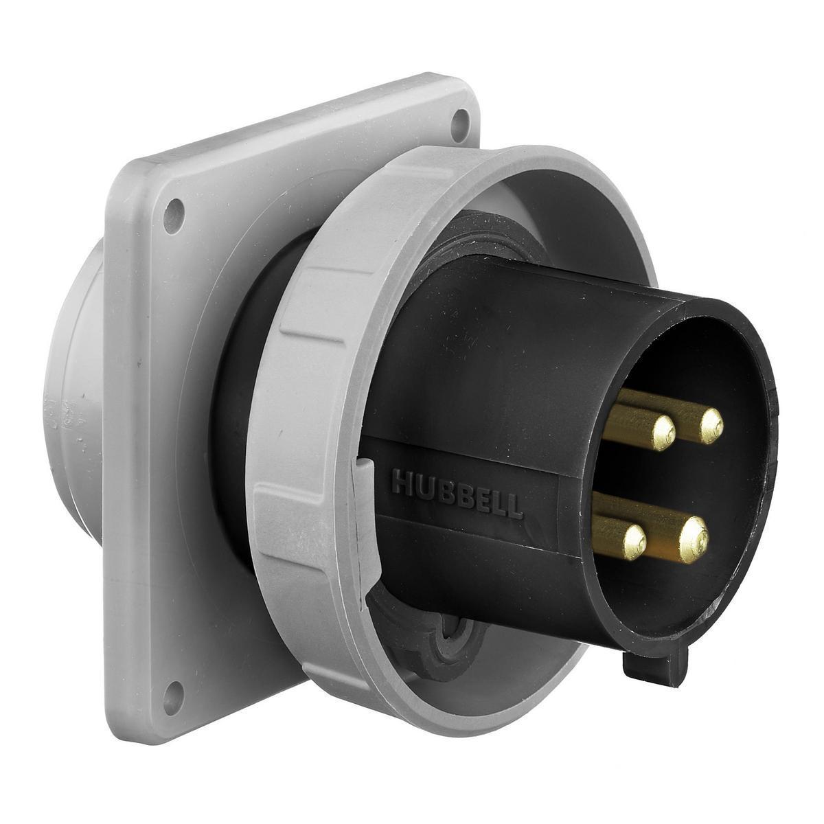 Hubbell Wiring Device-Kellems HBL420B5W Pin & Sleeve Inlets