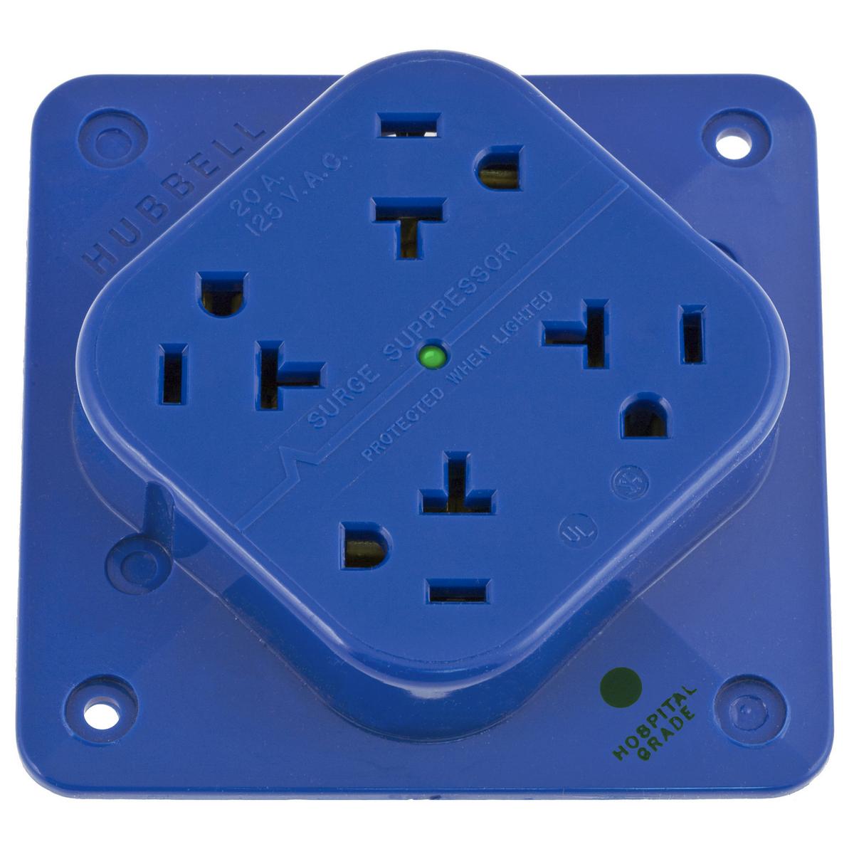 Hubbell Wiring Device-Kellems HBL420HS Straight Blade Receptacles
