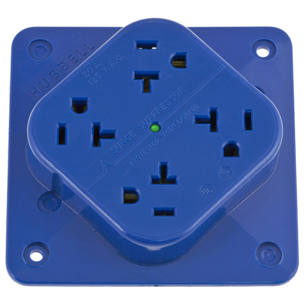 Hubbell Wiring Device-Kellems HBL420S Straight Blade Surge Suppressions