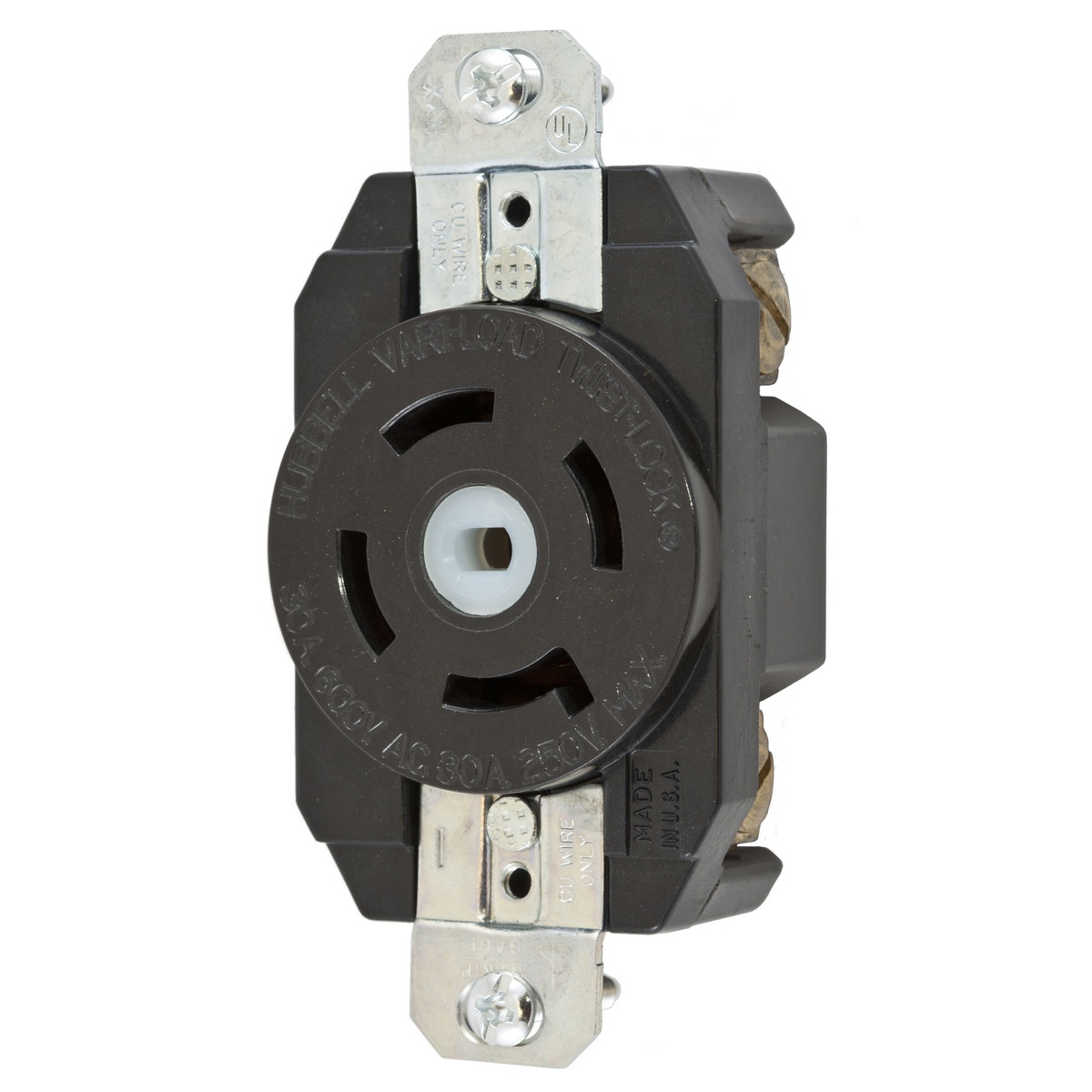 Hubbell Wiring Device-Kellems HBL45105 Locking Receptacles