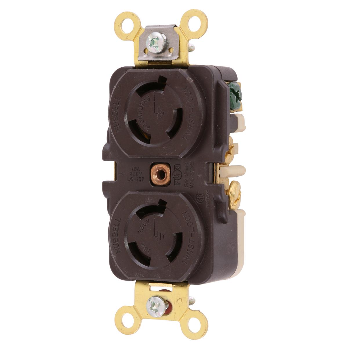 Hubbell Wiring Device-Kellems HBL4550 Locking Receptacles