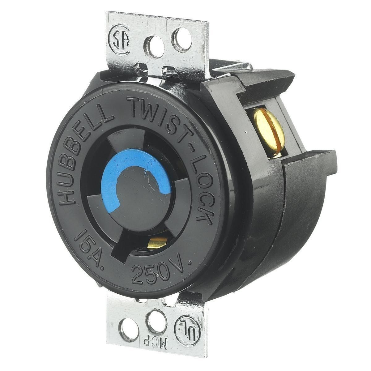 Hubbell Wiring Device-Kellems HBL4563 Locking Receptacles
