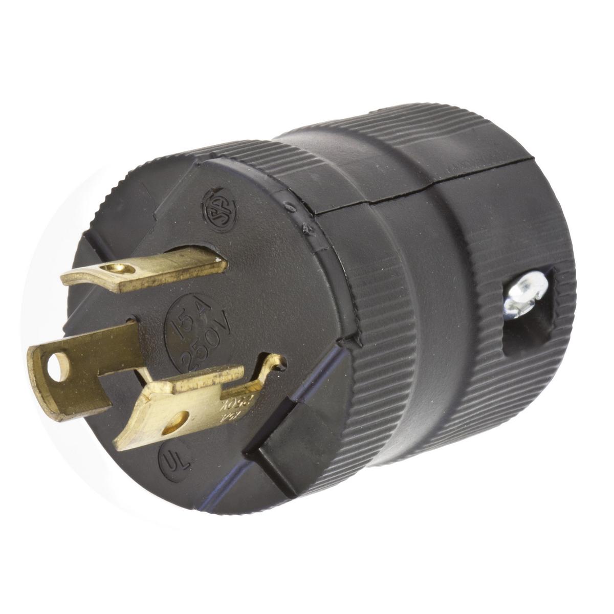 Hubbell Wiring Device-Kellems HBL4573VBK Locking Plugs