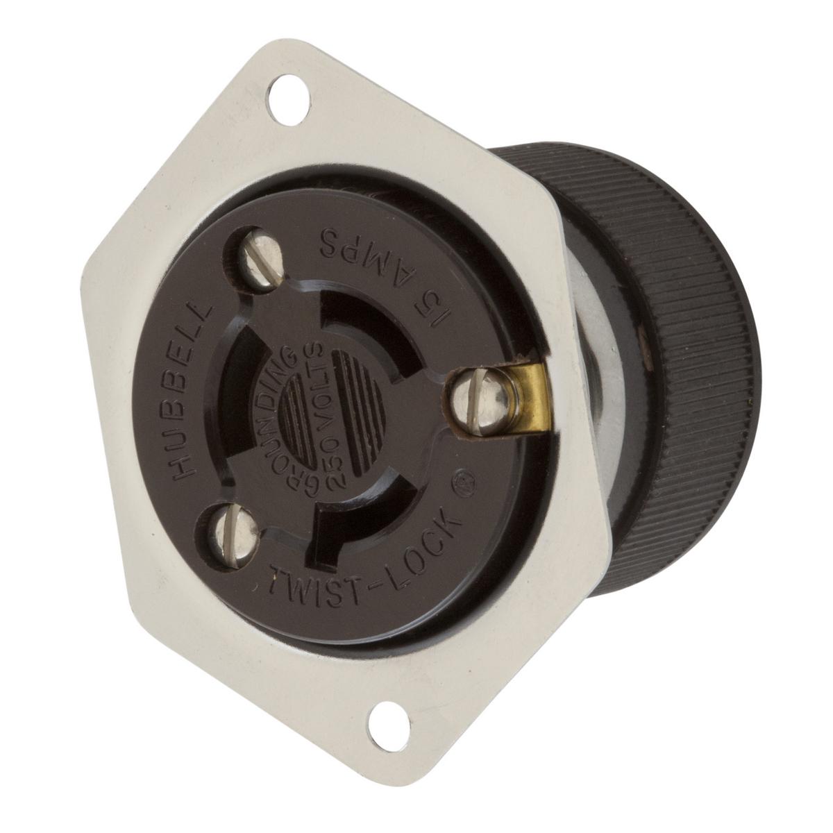 Hubbell Wiring Device-Kellems HBL4585 Locking Flanged Inlets & Outlets