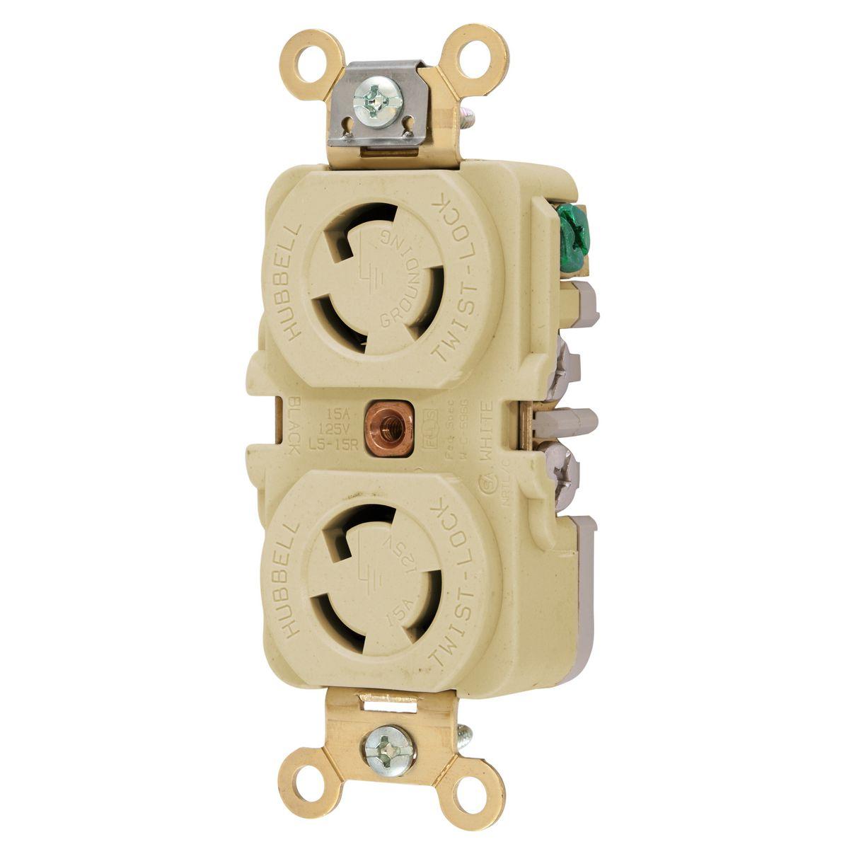 Hubbell Wiring Device-Kellems HBL4700I Locking Receptacles