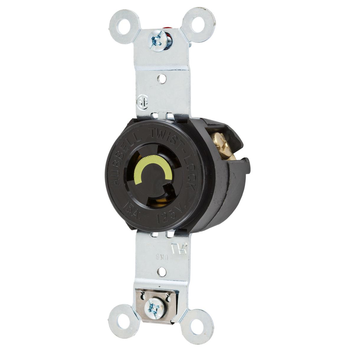 Hubbell Wiring Device-Kellems HBL4710RT Locking Receptacles