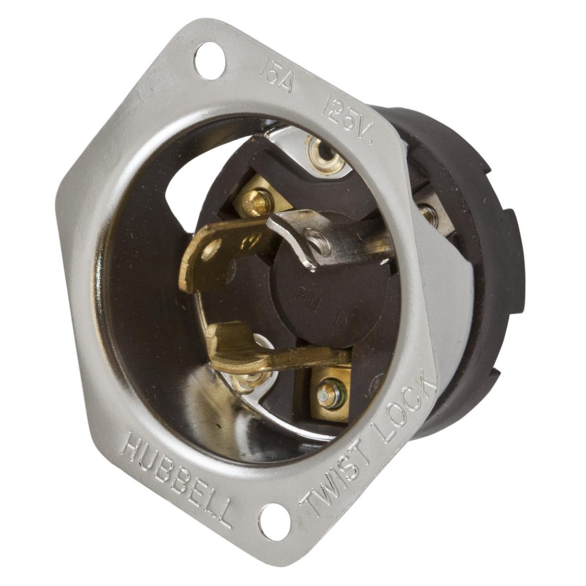 Hubbell Wiring Device-Kellems HBL4716 Locking Flanged Inlets & Outlets