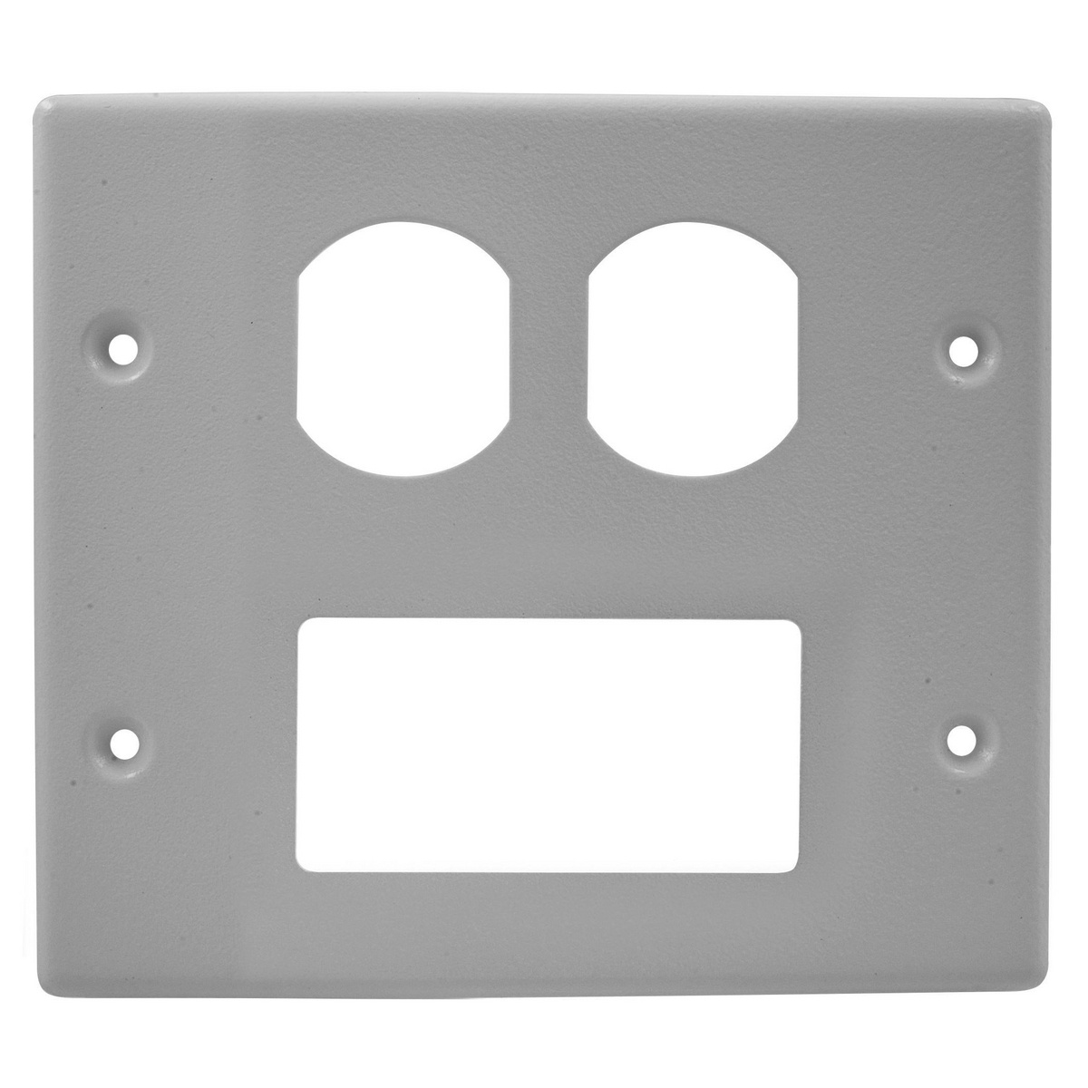 Hubbell Wiring Device-Kellems HBL4747BRGY Raceway Outlet Box Covers & Plates