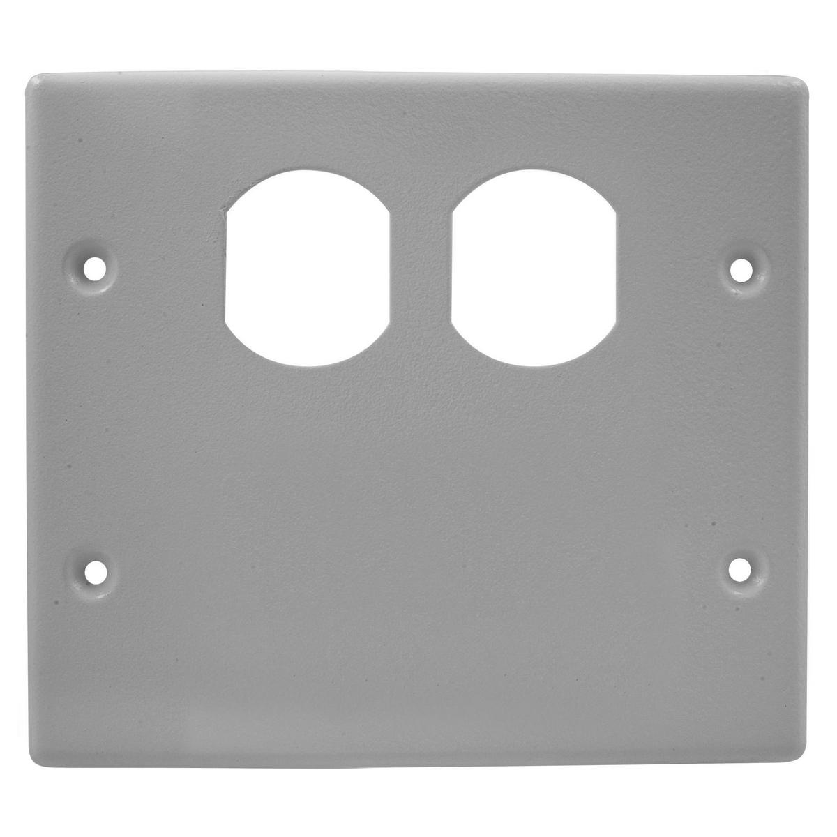 Hubbell Wiring Device-Kellems HBL4747BXGY Raceway Outlet Box Covers & Plates