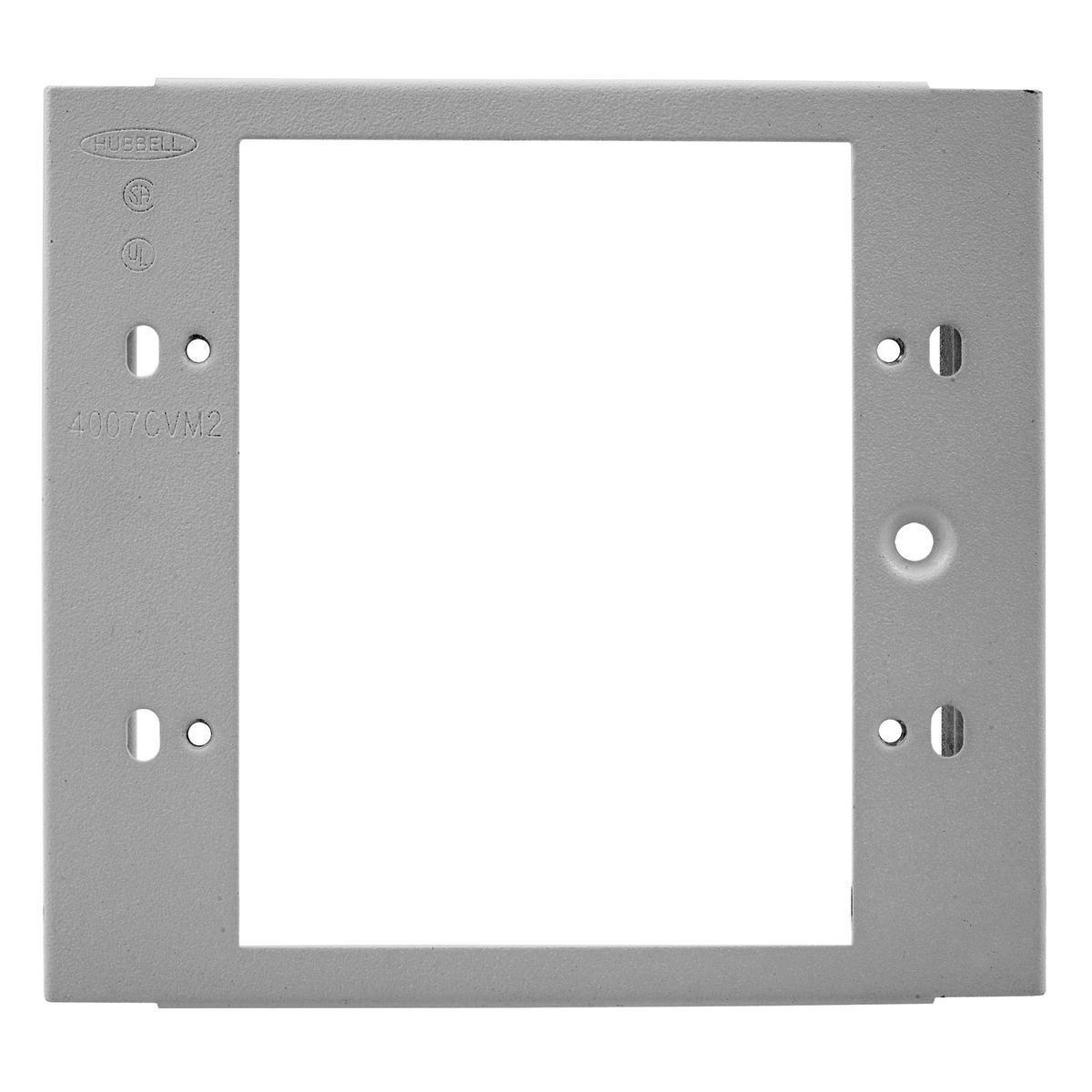 Hubbell Wiring Device-Kellems HBL4747CVM2GY Raceway Outlet Box Covers & Plates