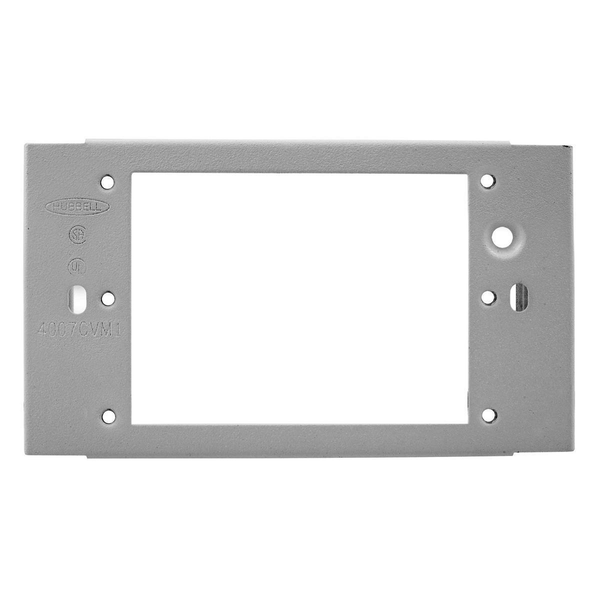 Hubbell Wiring Device-Kellems HBL4747CVMGY Raceway Outlet Box Covers & Plates