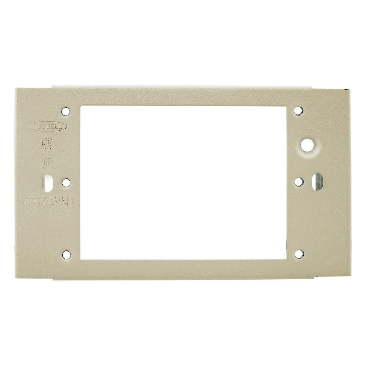 Hubbell Wiring Device-Kellems HBL4747CVMIV Raceway Outlet Box Covers & Plates