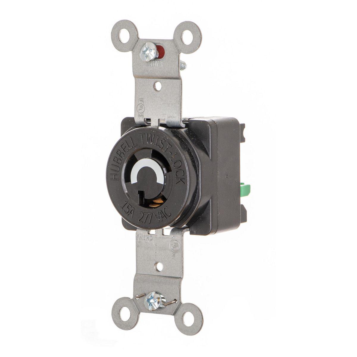 Hubbell Wiring Device-Kellems HBL4760ST Locking Receptacles