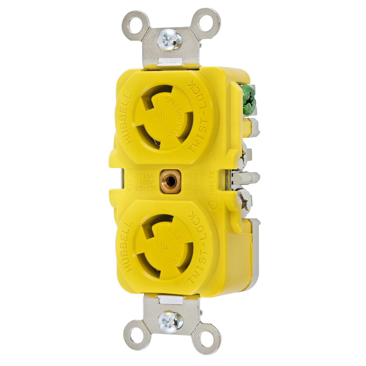 Hubbell Wiring Device-Kellems HBL47CM00 Locking Receptacles