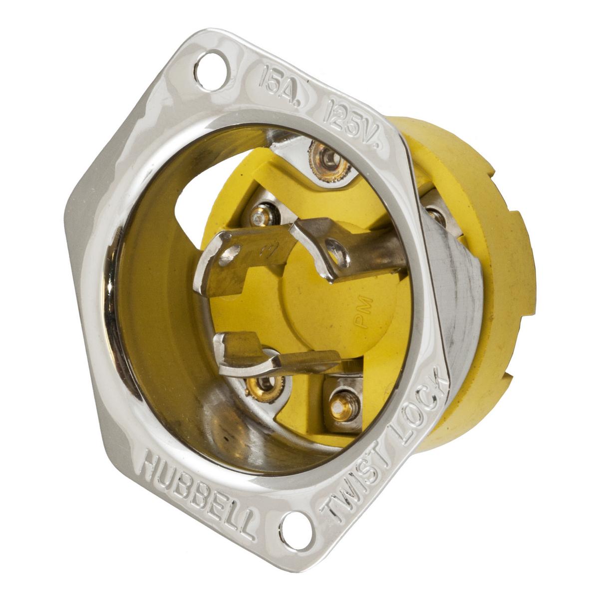 Hubbell Wiring Device-Kellems HBL47CM16 Locking Flanged Inlets & Outlets