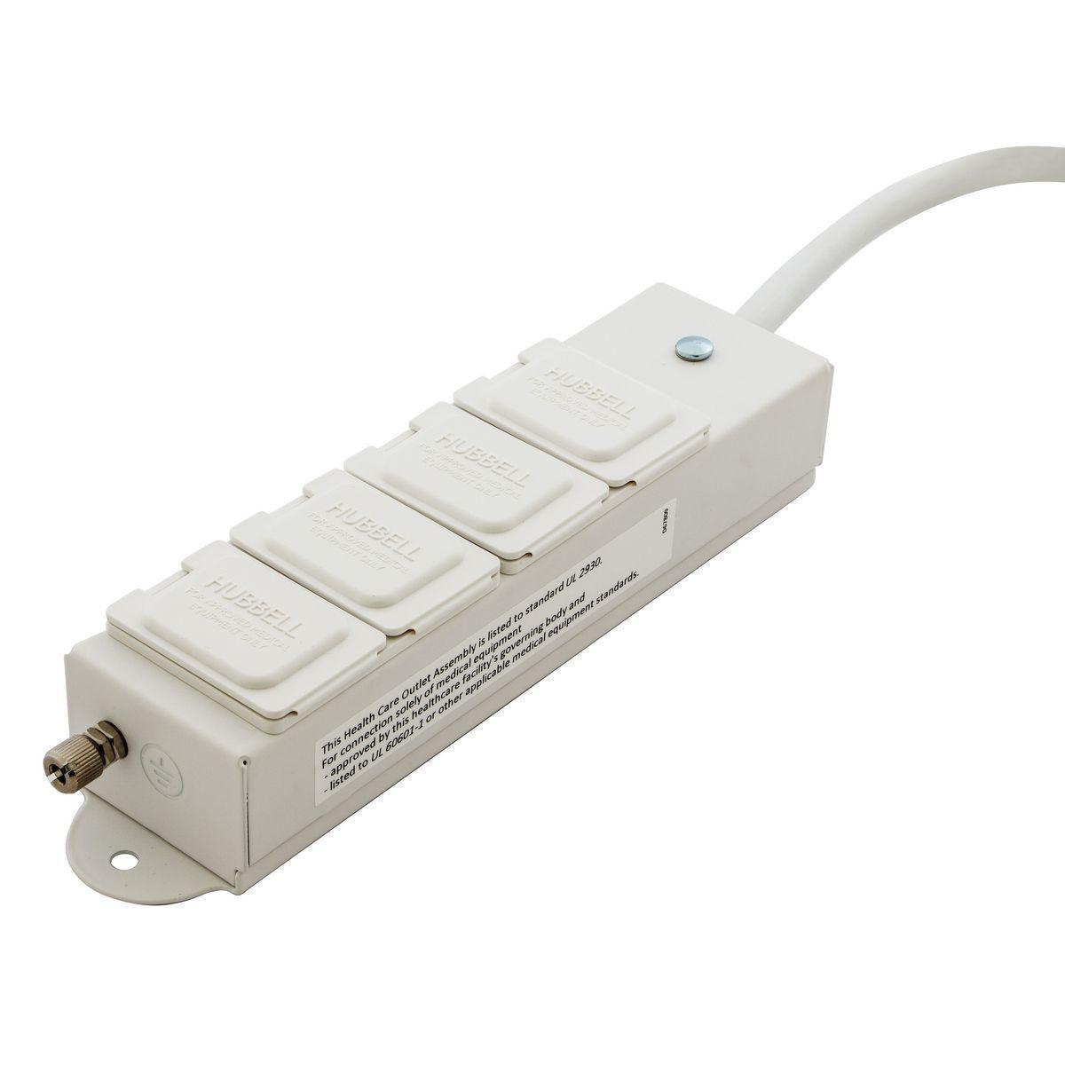 Hubbell Wiring Device-Kellems HBL4MGRPT15 Power Outlet Strips