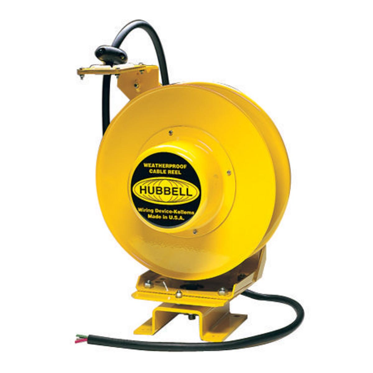 Hubbell Wiring Device-Kellems HBL501431W Extension Cord Reels - Retracting