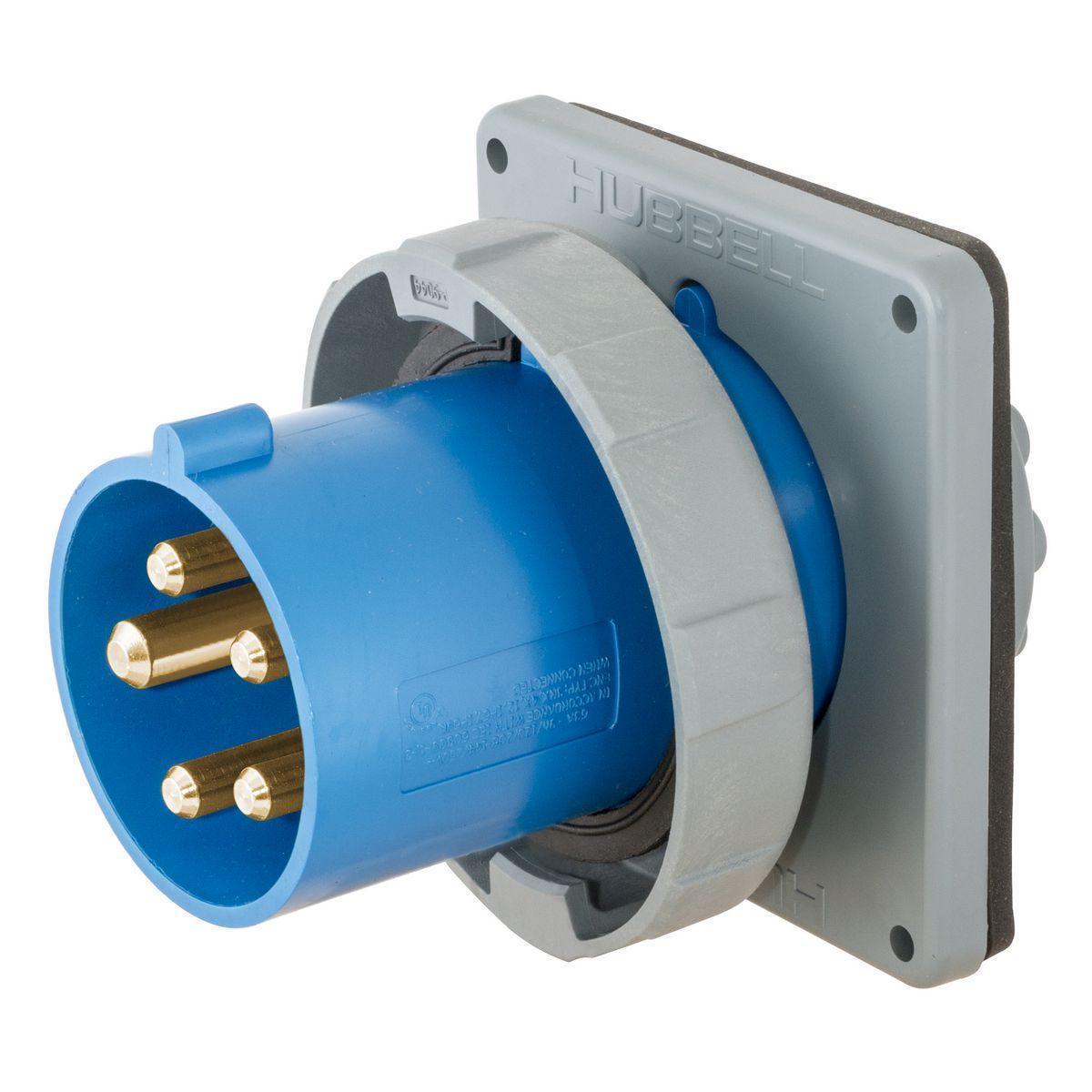 Hubbell Wiring Device-Kellems HBL5100B9WS Pin & Sleeve Inlets