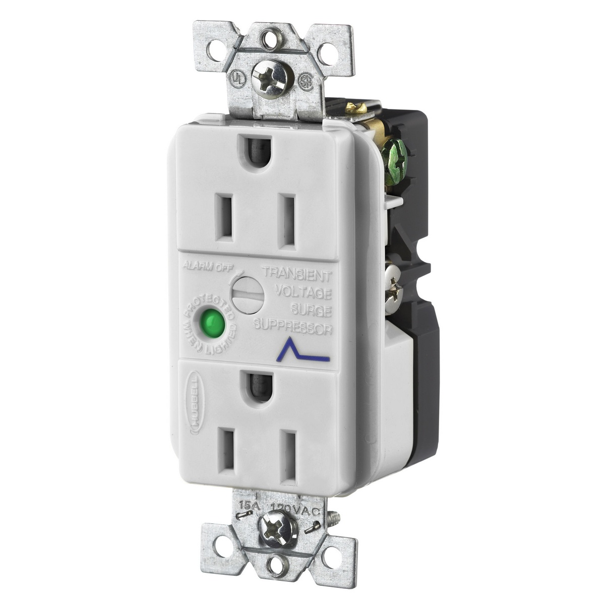 Hubbell Wiring Device-Kellems HBL5260OWSA Straight Blade Surge Suppressions