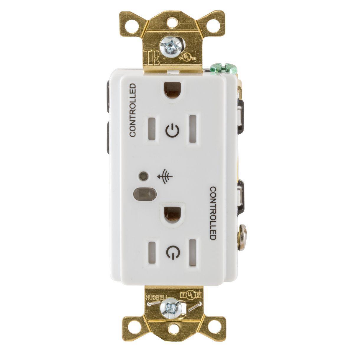 Hubbell Wiring Device-Kellems HBL5262RFC2GN Straight Blade Receptacles