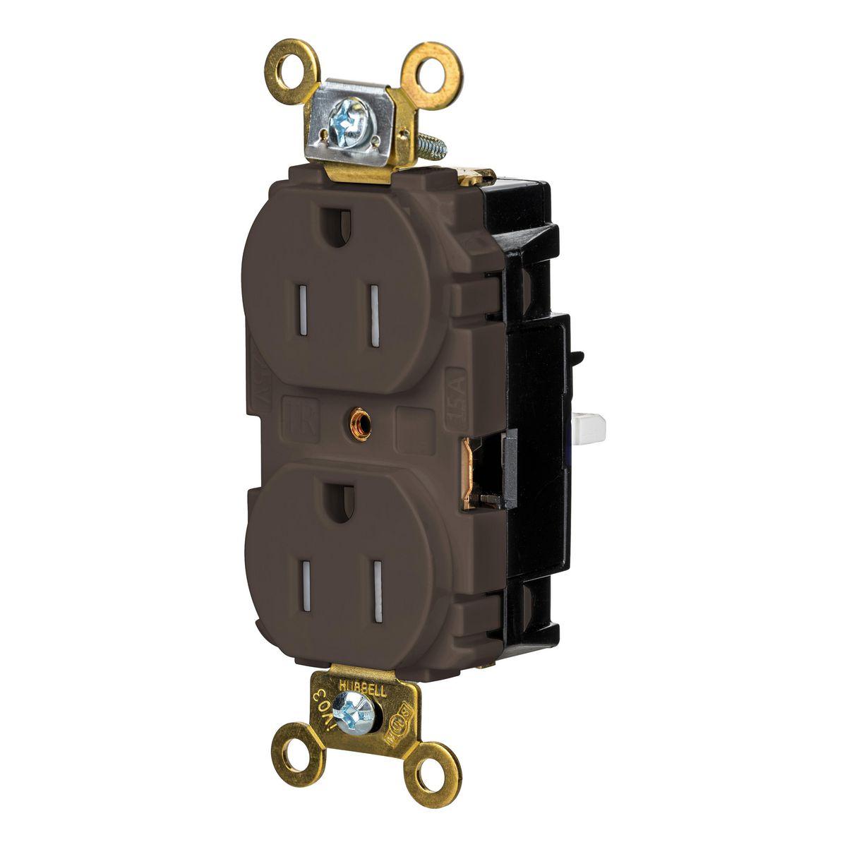 Hubbell Wiring Device-Kellems HBL5262STTR Straight Blade Receptacles