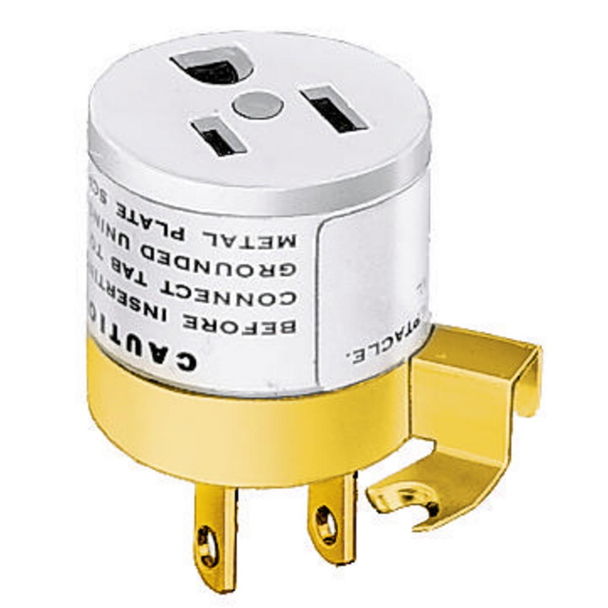 Hubbell Wiring Device-Kellems HBL5273L Straight Blade Plug Adapters