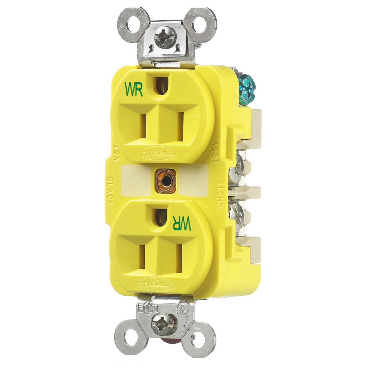Hubbell Wiring Device-Kellems HBL52CM62 Straight Blade Receptacles