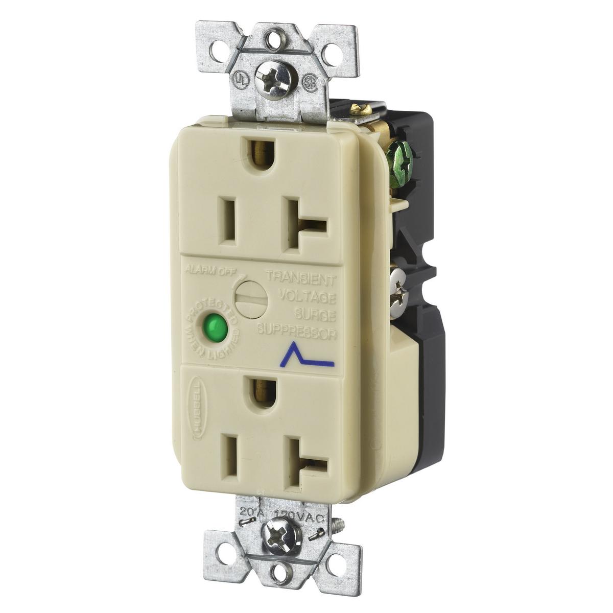 Hubbell Wiring Device-Kellems HBL5360ISA Straight Blade Surge Suppressions