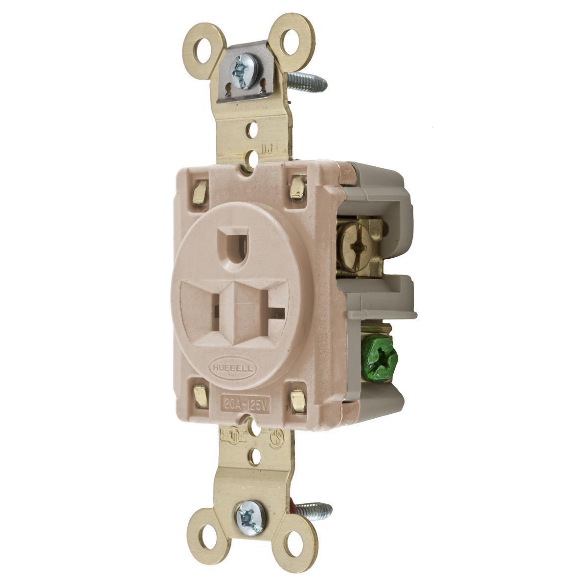 Hubbell Wiring Device-Kellems HBL5361LA Straight Blade Receptacles