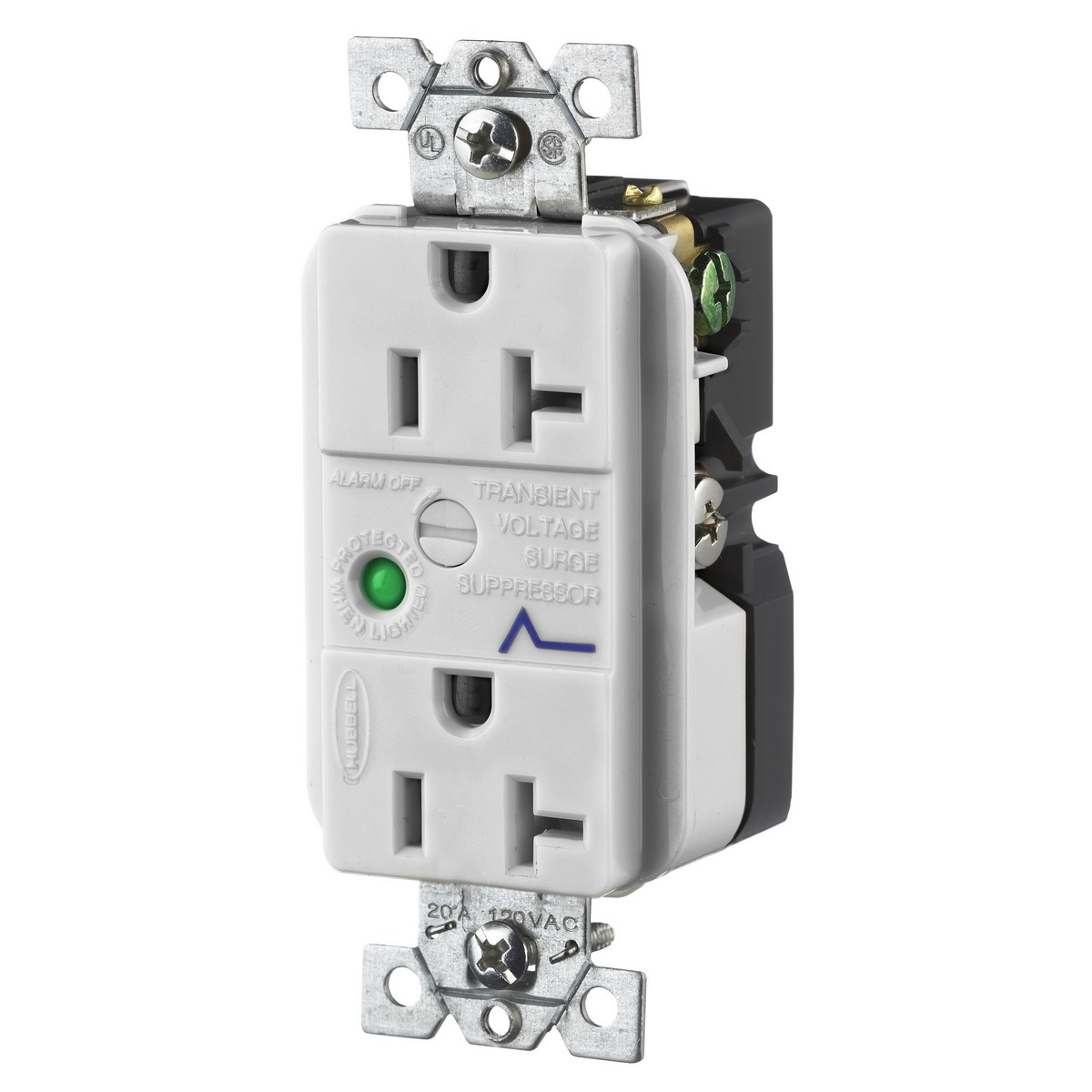 Hubbell Wiring Device-Kellems HBL5362OWSA Straight Blade Receptacles