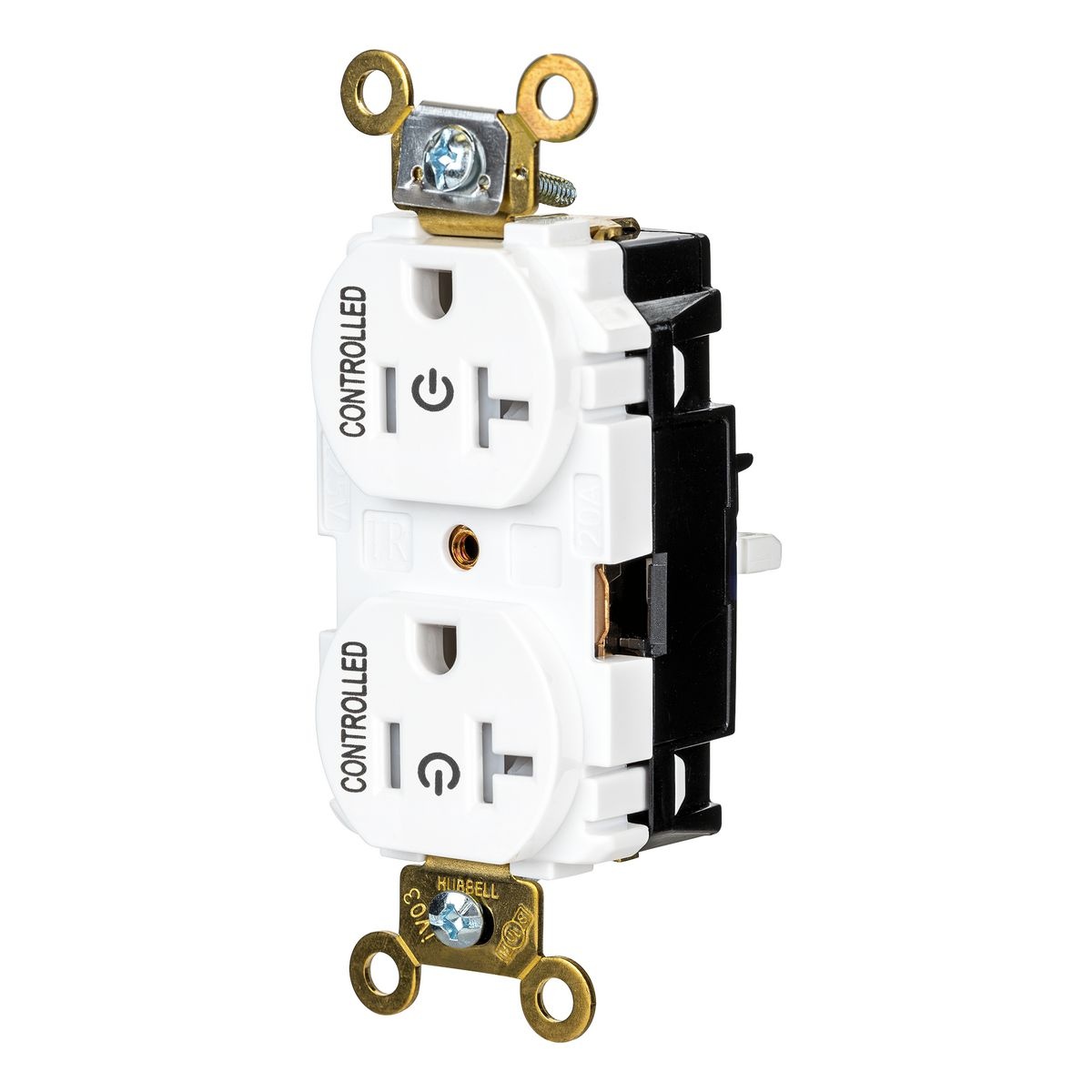Hubbell Wiring Device-Kellems HBL5362STC2WTR Straight Blade Receptacles