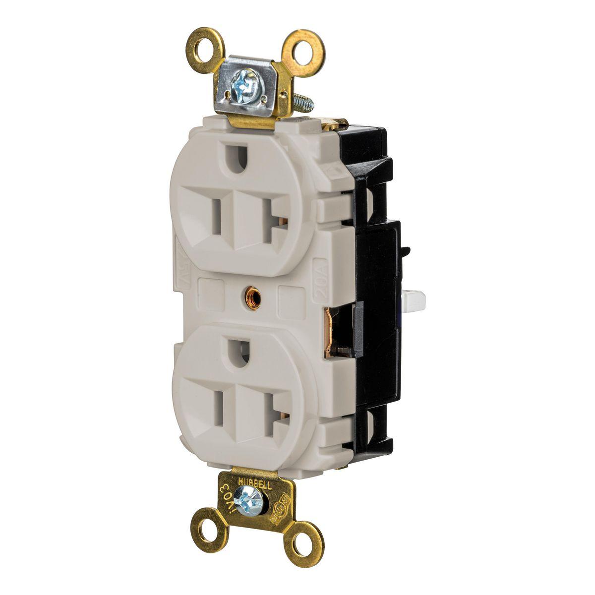 Hubbell Wiring Device-Kellems HBL5362STLA Straight Blade Receptacles