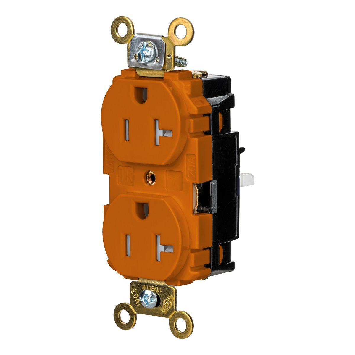Hubbell Wiring Device-Kellems HBL5362STOTR Straight Blade Receptacles