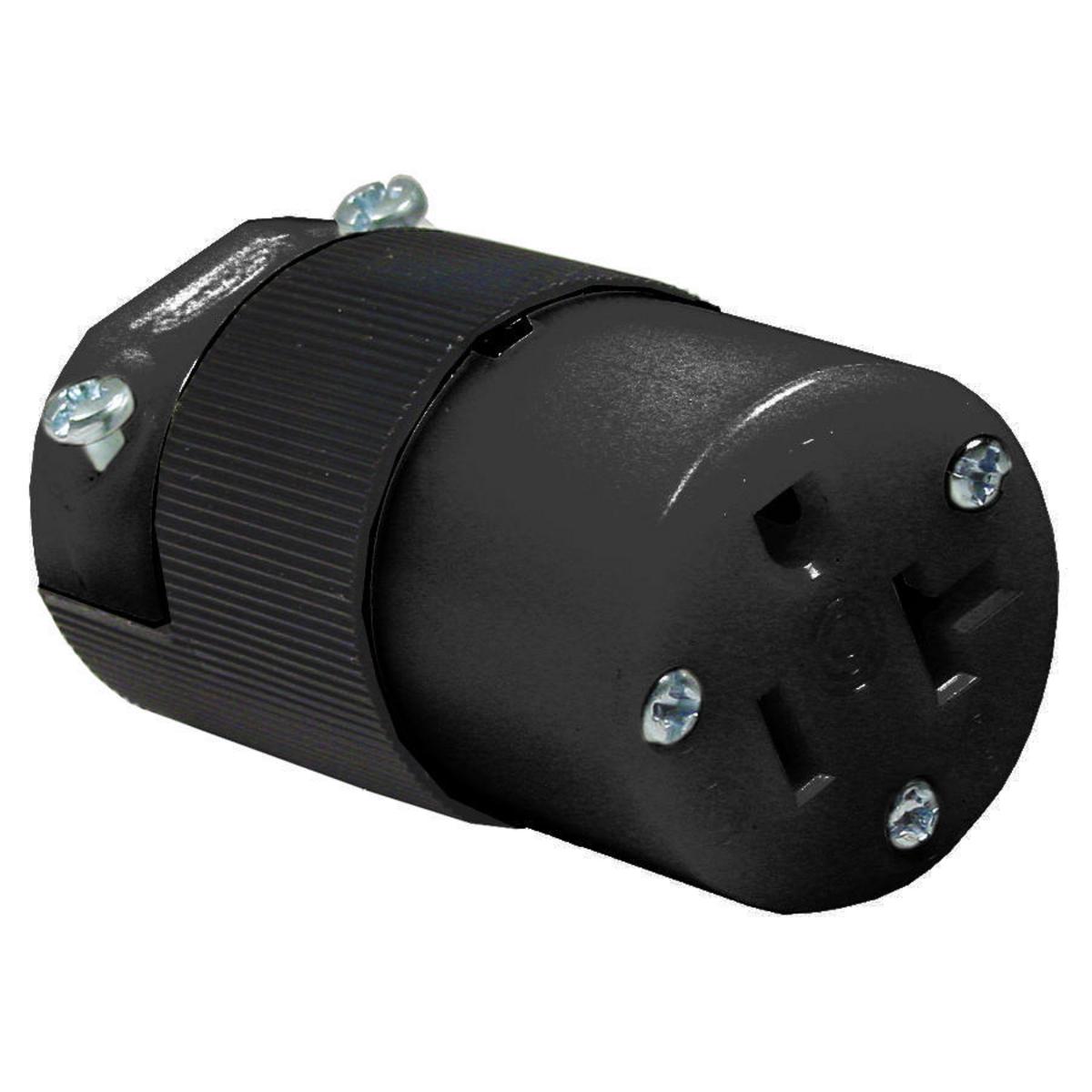 Hubbell Wiring Device-Kellems HBL5369EBK Straight Blade Connectors
