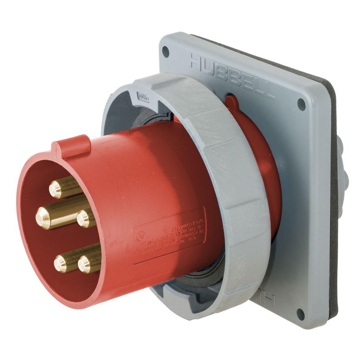 Hubbell Wiring Device-Kellems HBL560B7W Pin & Sleeve Inlets
