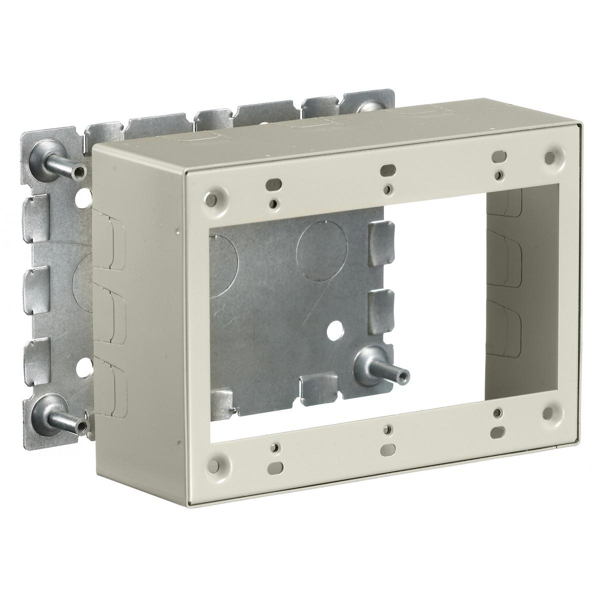 Hubbell Wiring Device-Kellems HBL5744S3IVA Raceway Outlet Boxes