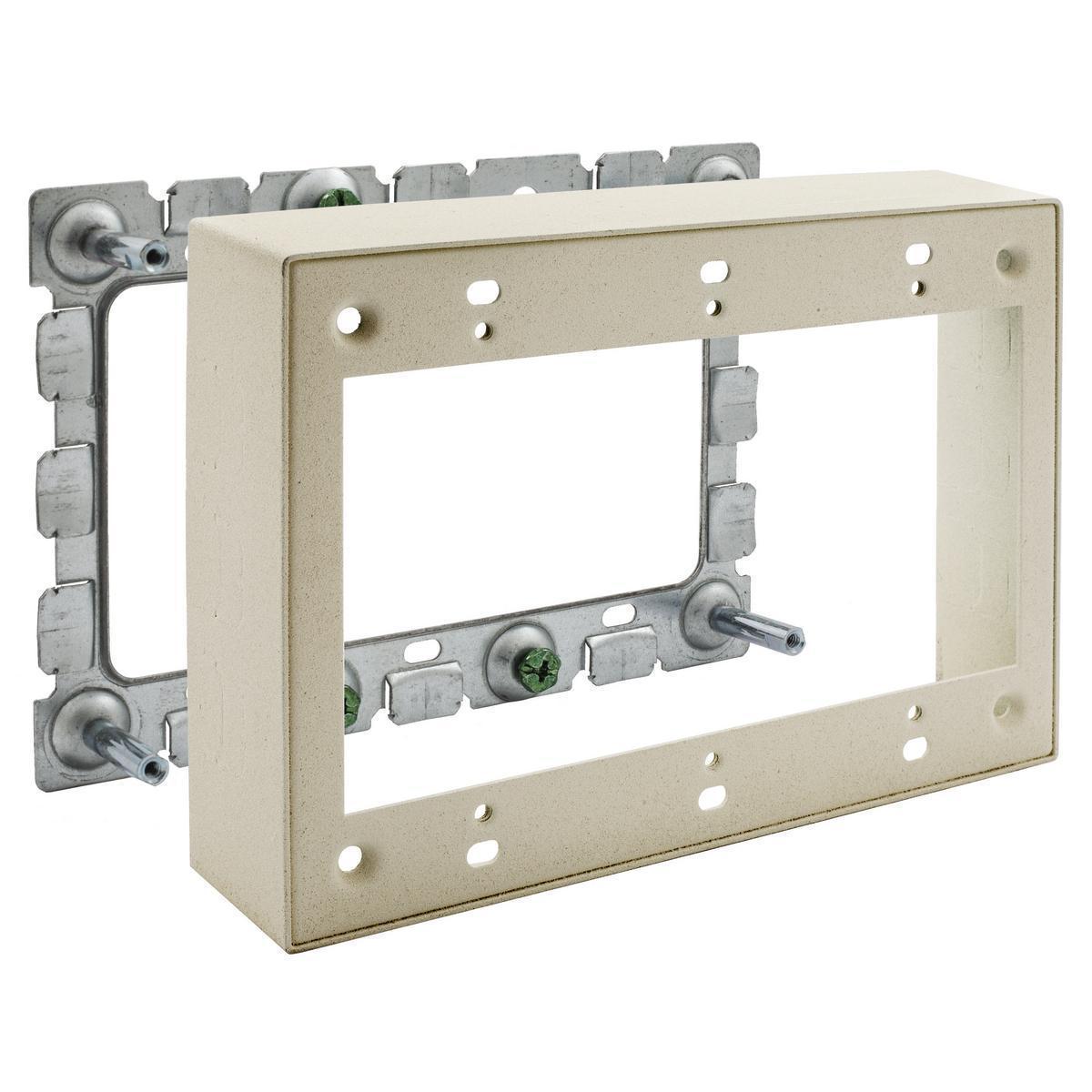 Hubbell Wiring Device-Kellems HBL57513IVA Raceway Outlet Boxes