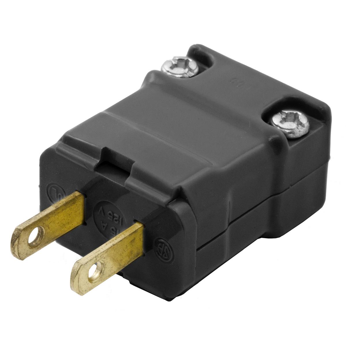 Hubbell Wiring Device-Kellems HBL5867VBLK Straight Blade Plugs